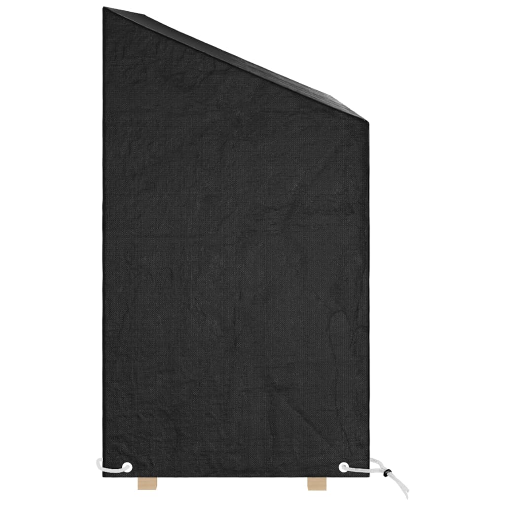overtræk til havebænk 2 stk. 130x70x70/88 cm 8 øjer polyethylen