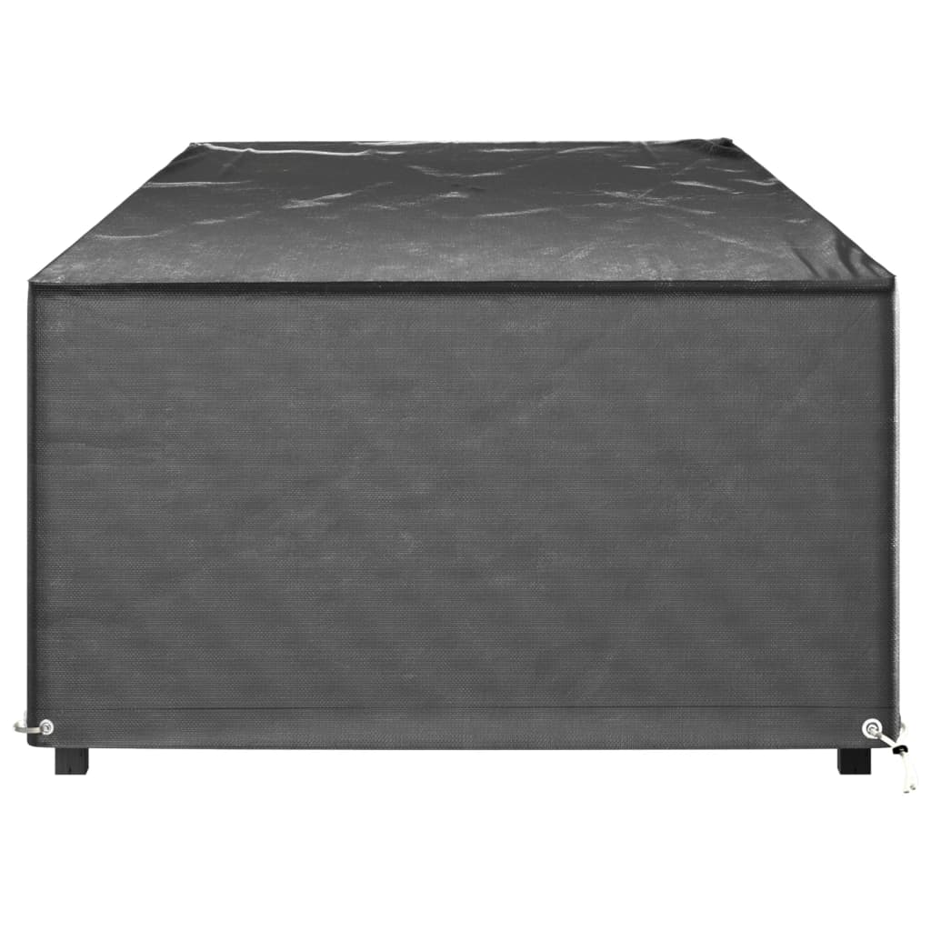 overtræk til liggestole 2 stk. 205x75x40 cm 12 øjer polyethylen