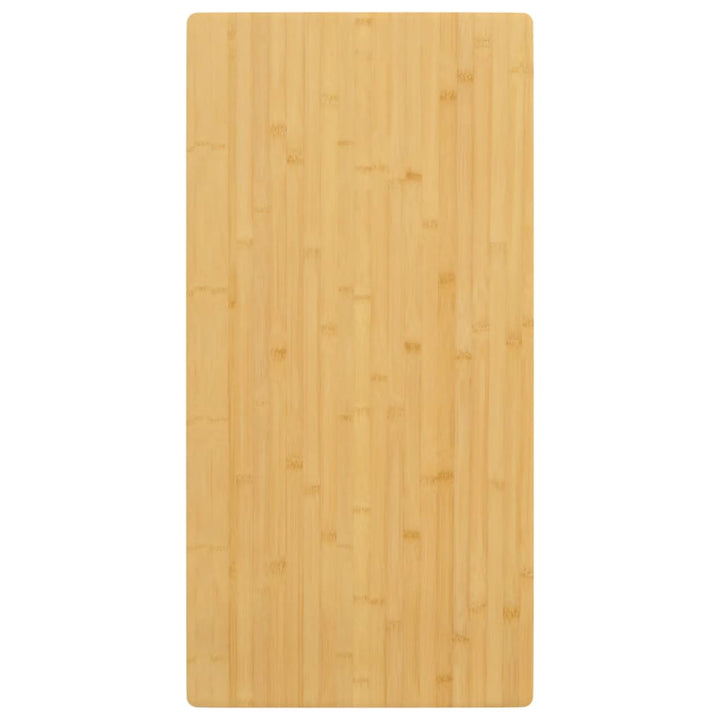 bordplade 50x100x4 cm bambus