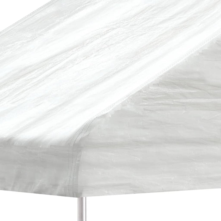 pavillon med tag 11,15x5,88x3,75 m polyethylen hvid