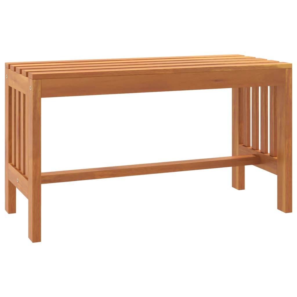 havebænk 80 cm massivt eukalyptustræ