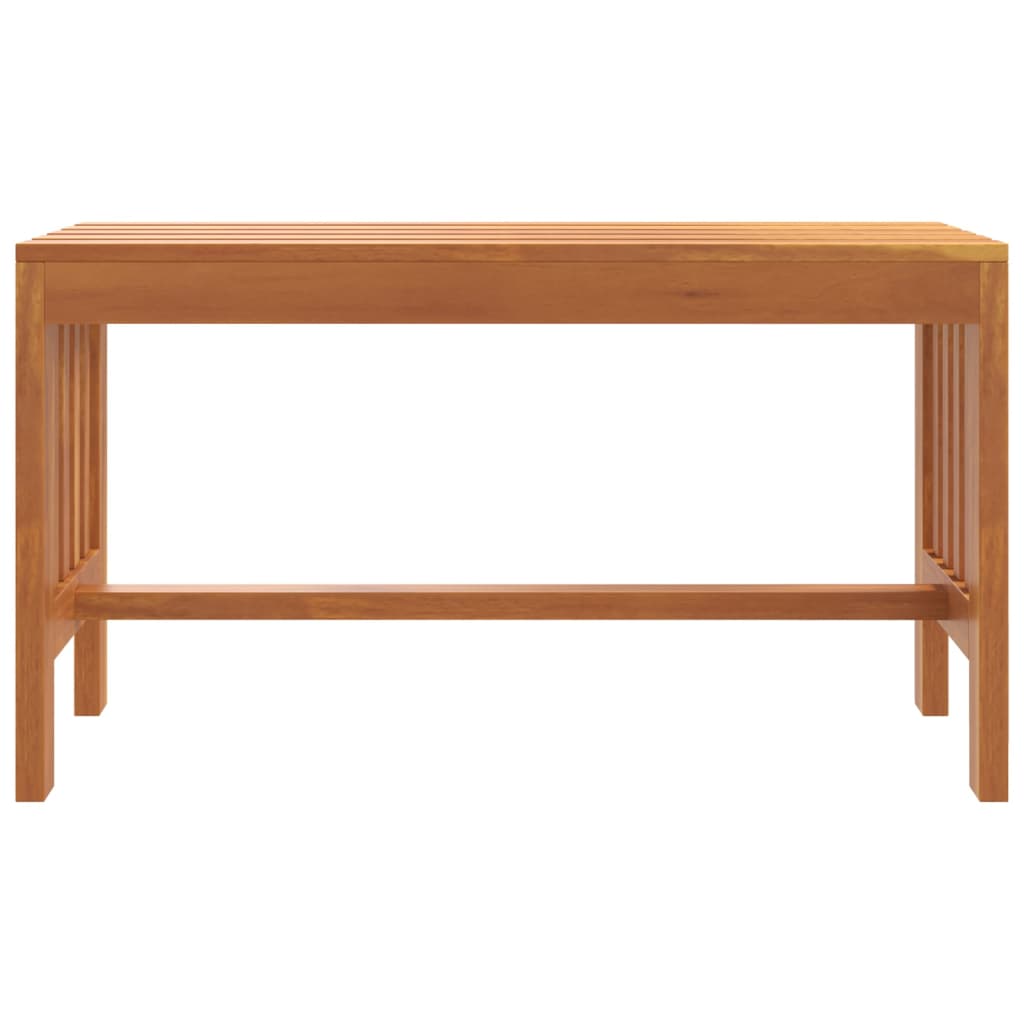 havebænk 80 cm massivt eukalyptustræ