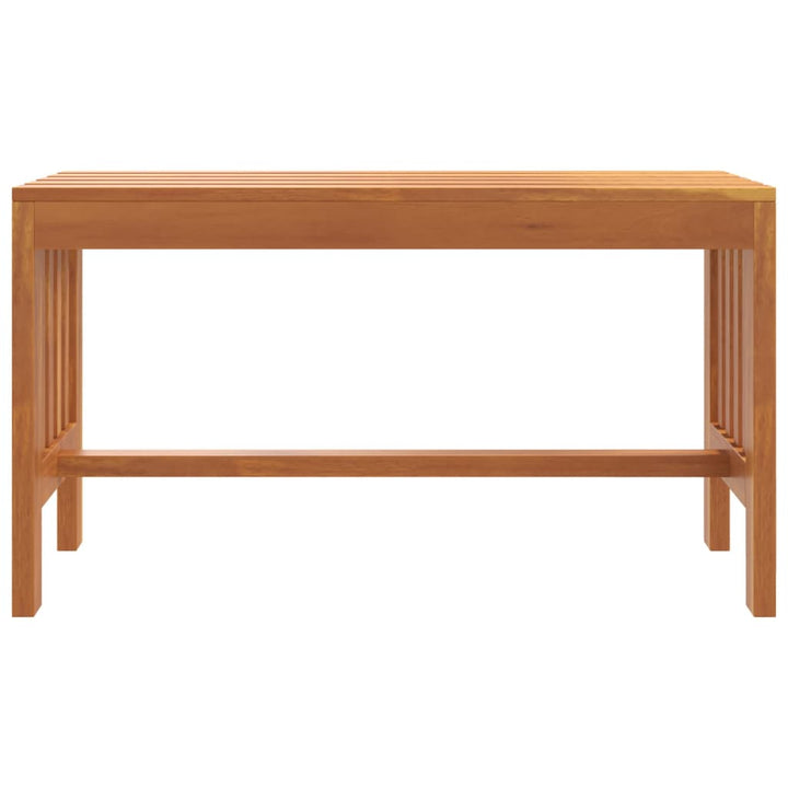 havebænk 80 cm massivt eukalyptustræ