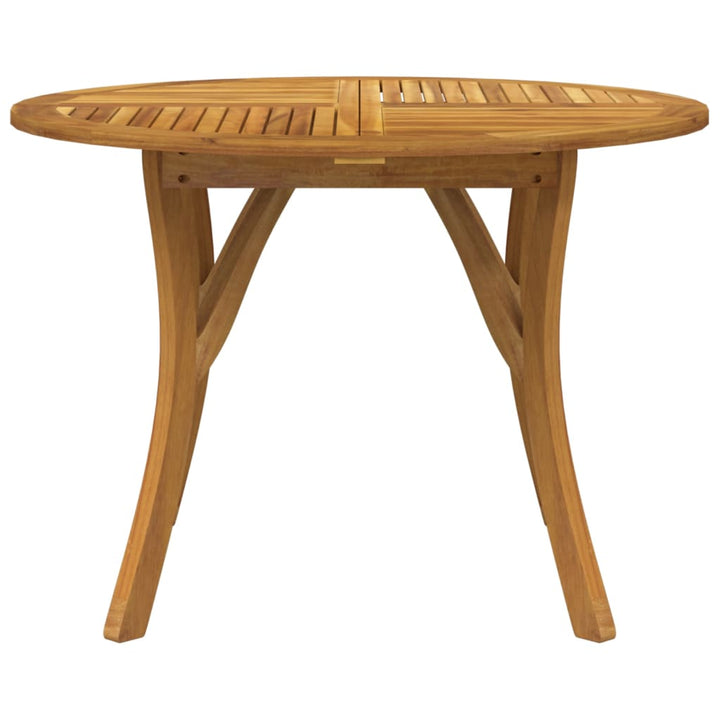 havebord Ø110 cm massivt akacietræ