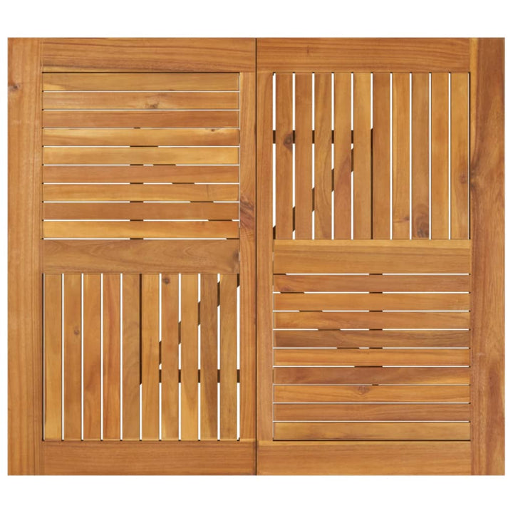 havebord 85x85x75 cm massivt akacietræ
