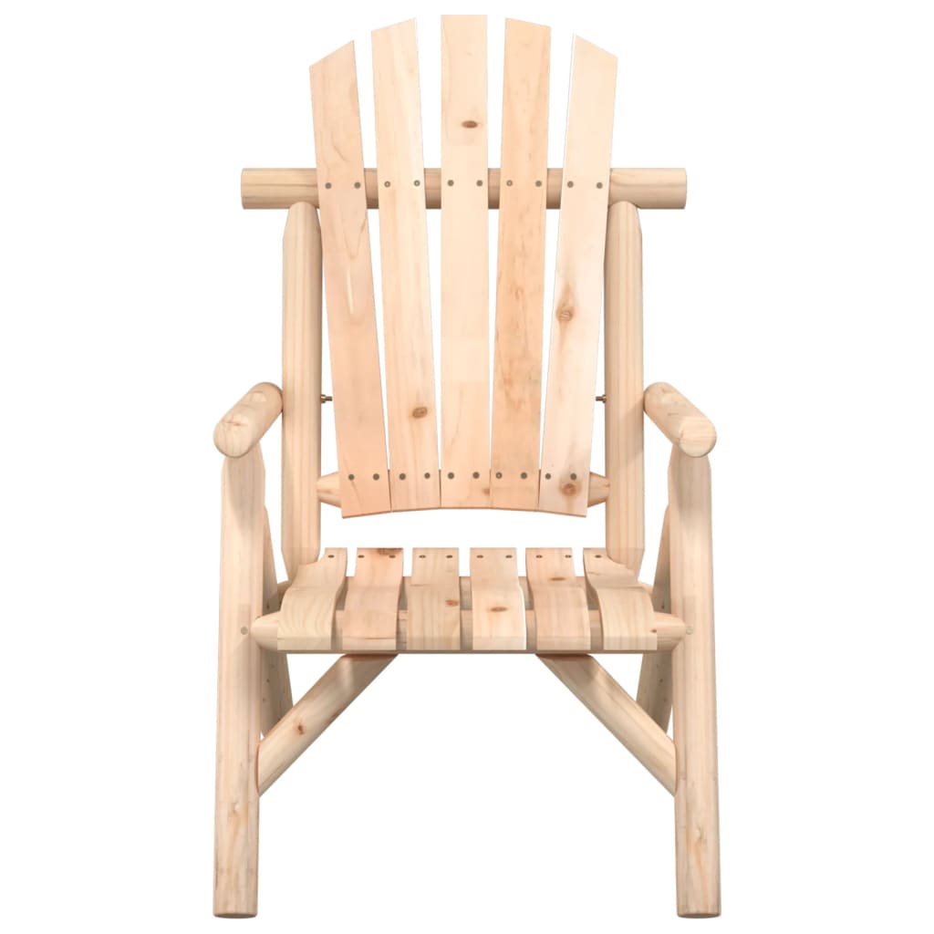 havestol 68x68x103 cm massivt grantræ