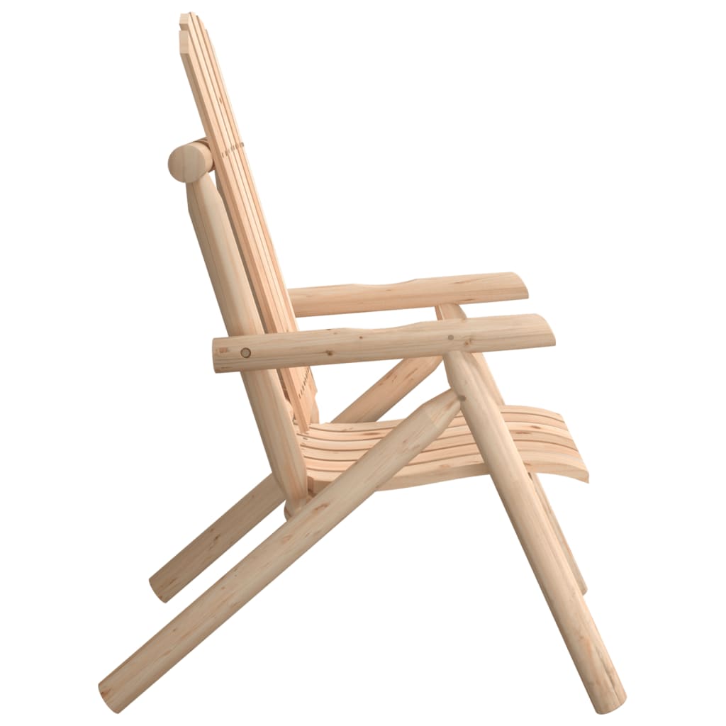 havestol 68x68x103 cm massivt grantræ