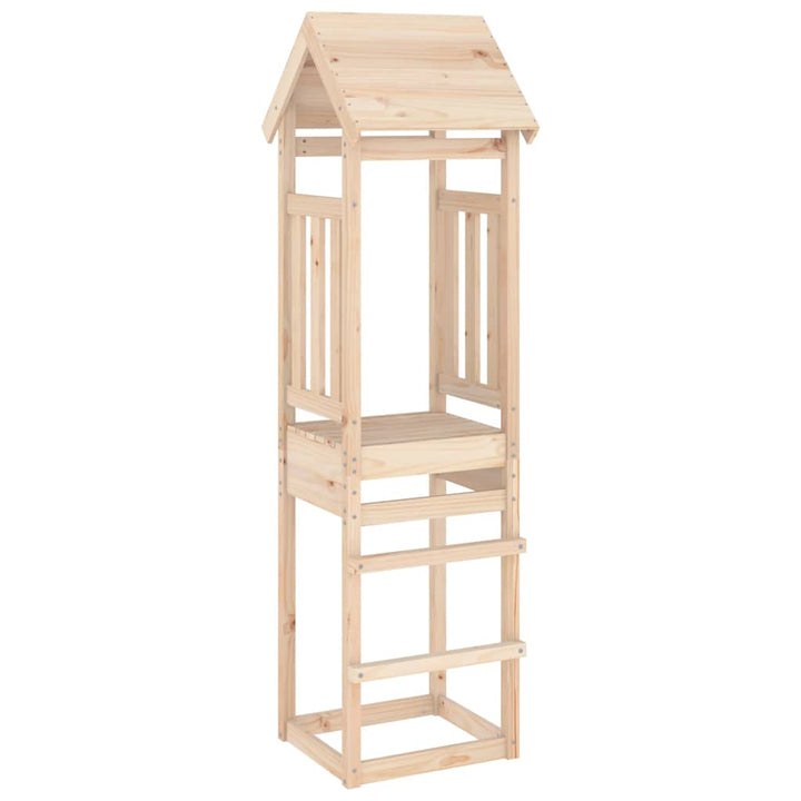 legetårn 52,5x46,5x206,5 cm massivt fyrretræ
