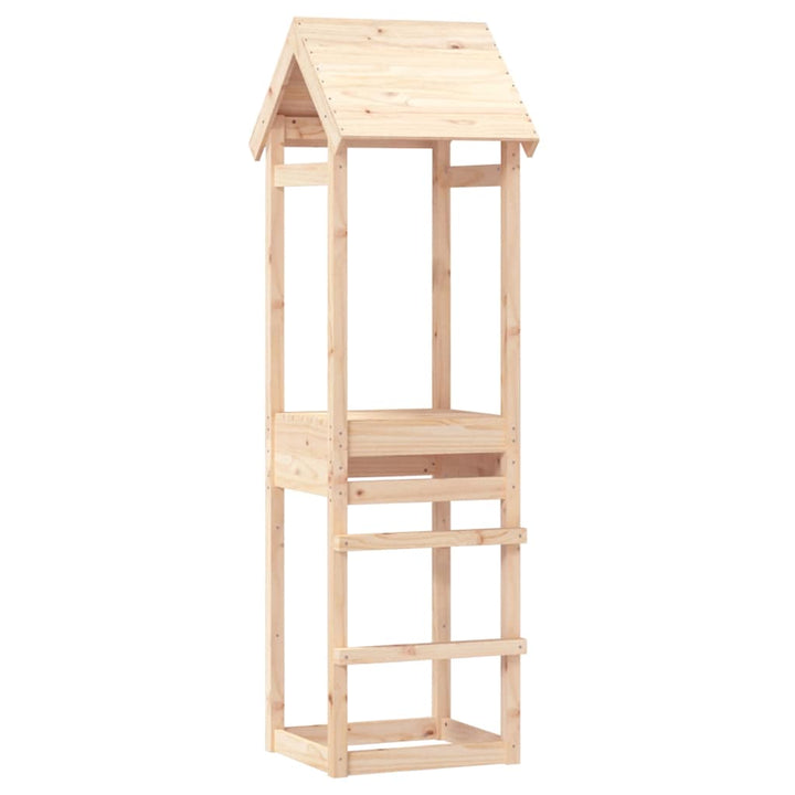 legetårn 53x46,5x194 cm massivt fyrretræ