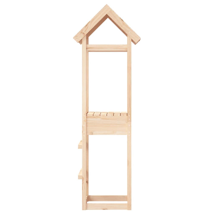 legetårn 53x46,5x194 cm massivt fyrretræ