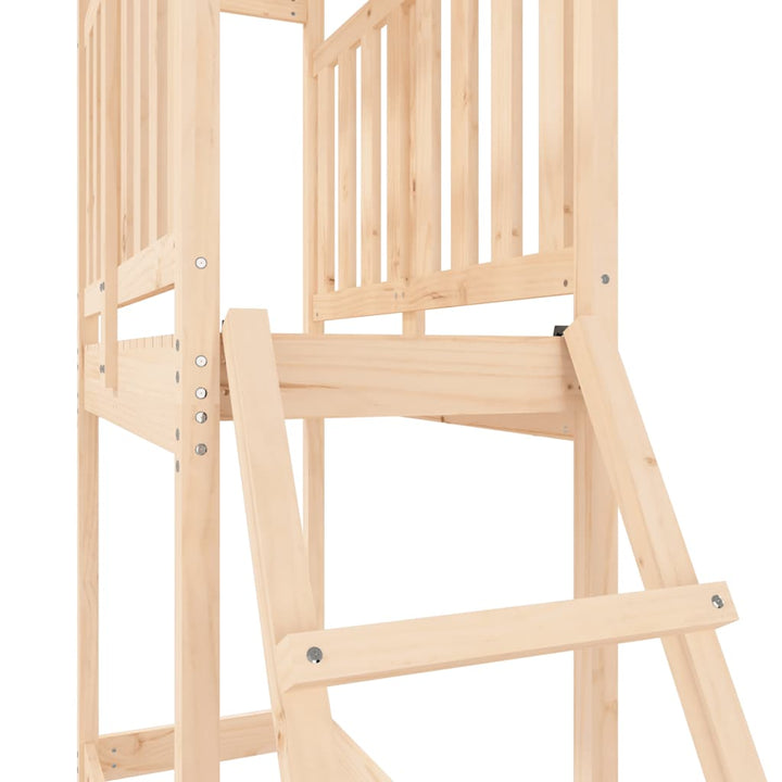 udendørs legesæt 53x110x214 cm massivt fyrretræ
