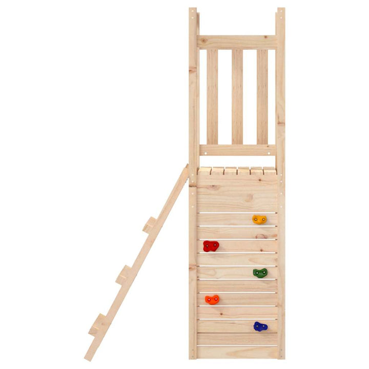 legetårn 53x46,5x169 cm massivt fyrretræ
