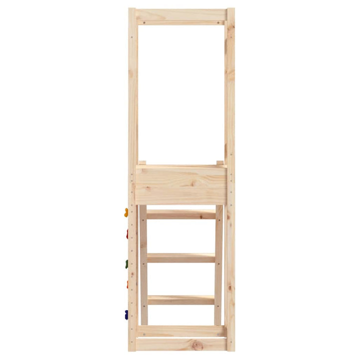 legetårn 53x46,5x169 cm massivt fyrretræ