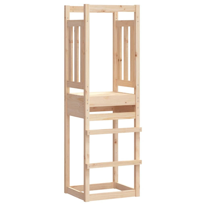 legetårn 53x46,5x169 cm massivt fyrretræ