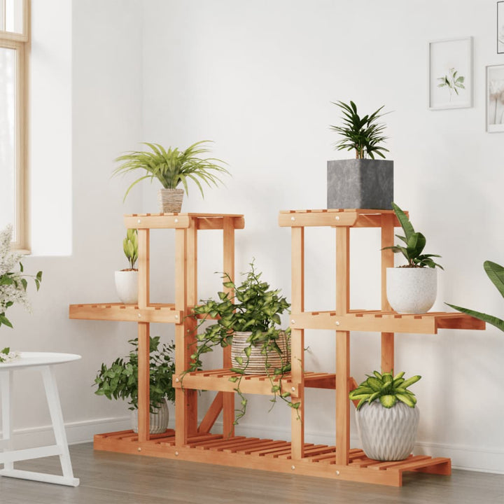 blomsterstativ 110x25x73 cm massivt fyrretræ