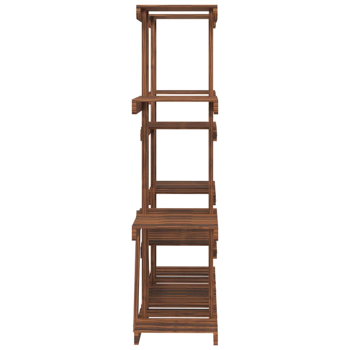 blomsterstativ 110x25x110,5 cm massivt fyrretræ