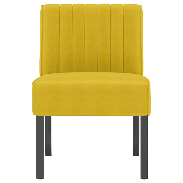 stol velour gul