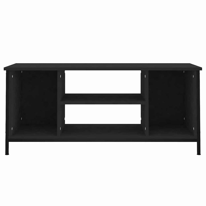 tv-bord 102x35x45 cm konstrueret træ sort