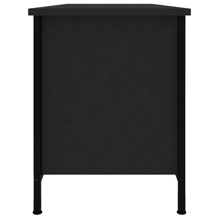 tv-bord 102x35x45 cm konstrueret træ sort