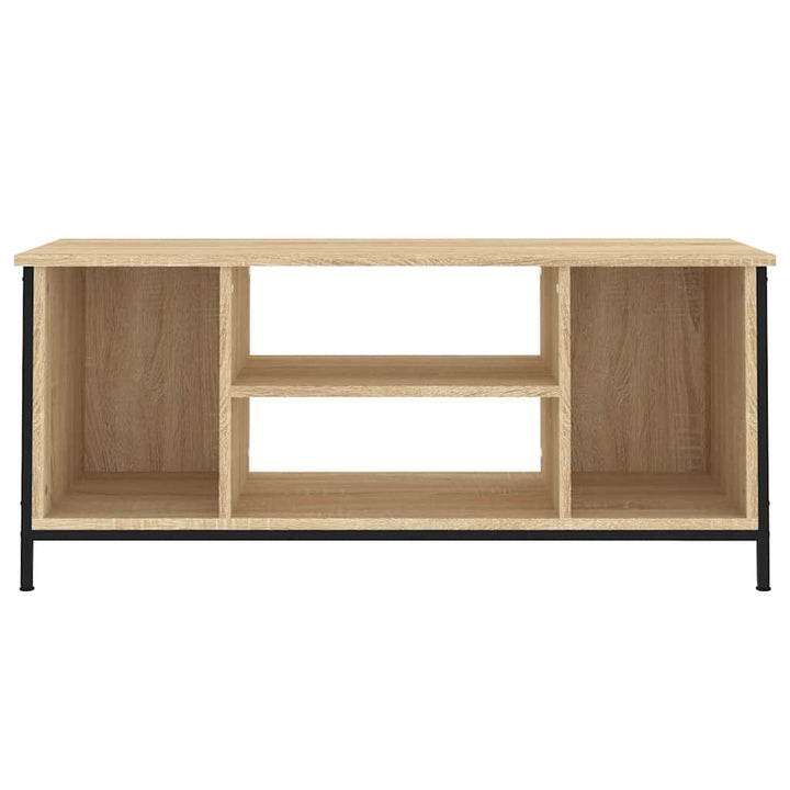 tv-bord 102x35x45 cm konstrueret træ sonoma-eg