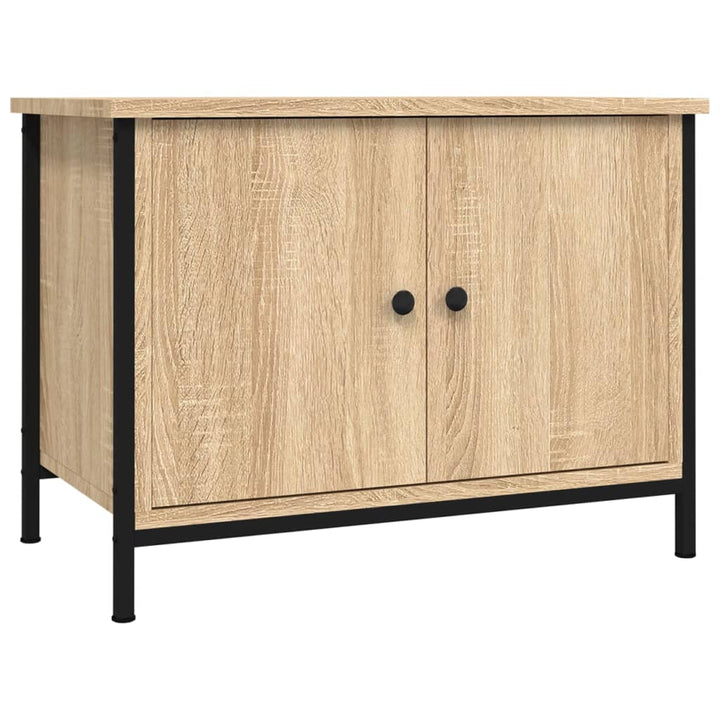 TV-skab med låger Sonoma Eg 60x35x45 cm konstrueret træ