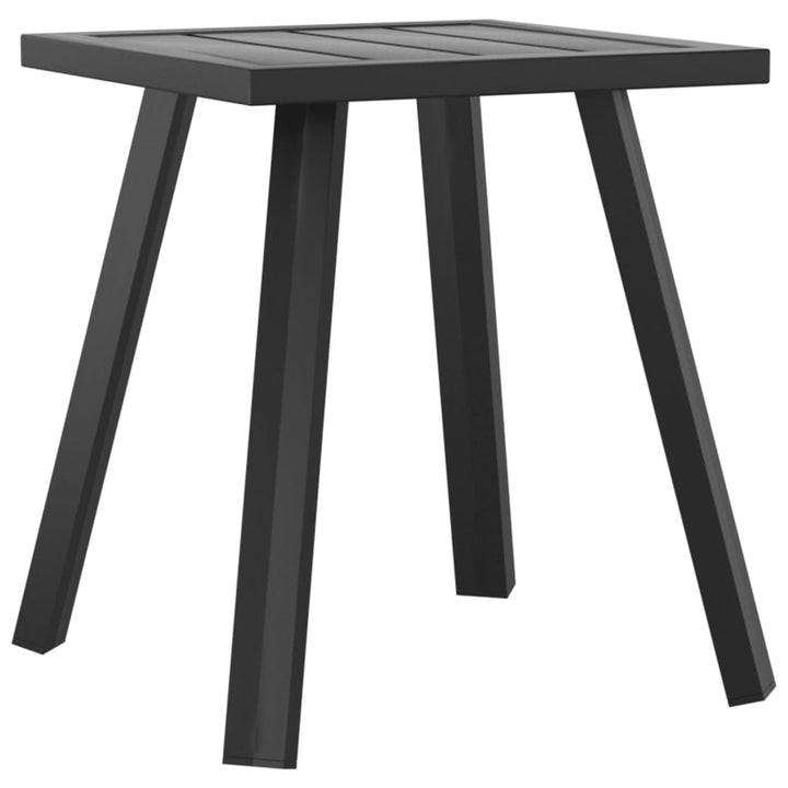 liggestole 2 stk. med hynder og bord polyrattan grå