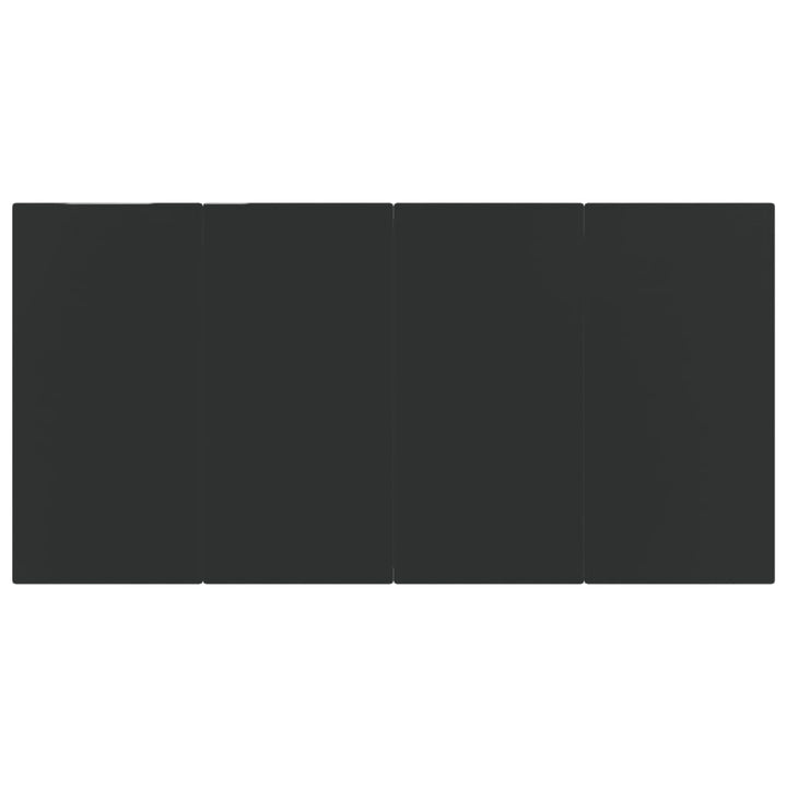 spisebordssæt til haven 5 dele polyrattan brun