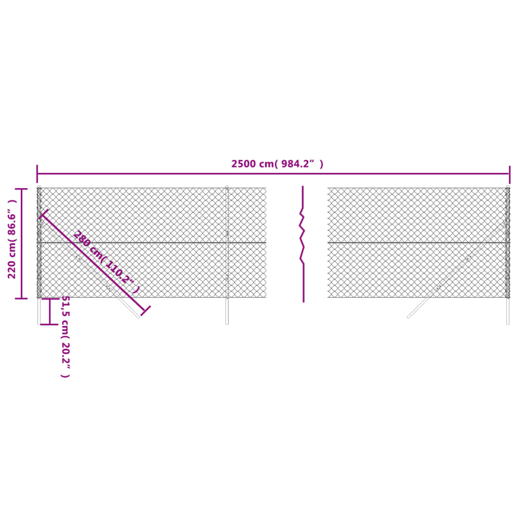 trådegn 2,2x25 m grøn