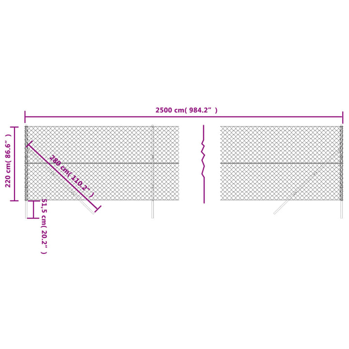 trådegn 2,2x25 m grøn