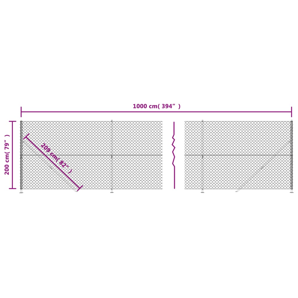 trådhegn med flange 2x10 m grøn