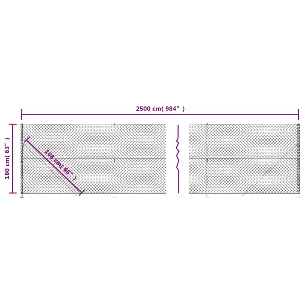 trådhegn med flange 1,6x25 m grøn