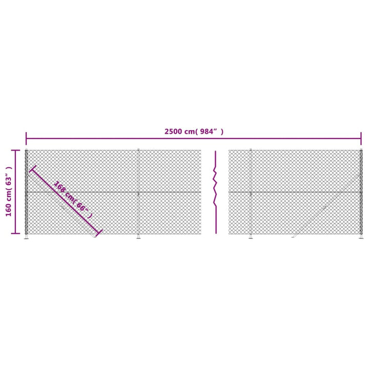 trådhegn med flange 1,6x25 m grøn