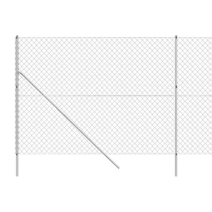 trådegn 1,6x25 m sølvfarvet