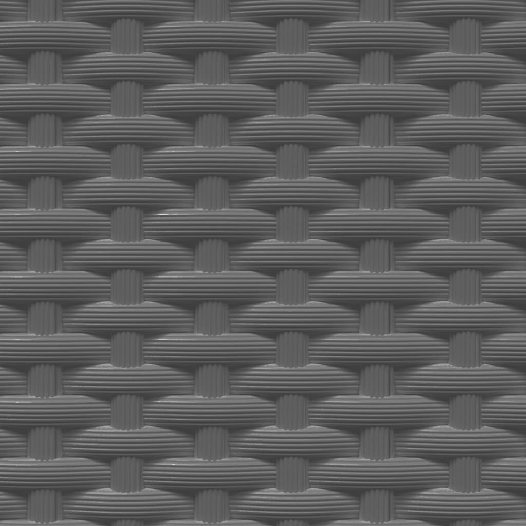 plantekasser 2 stk. 30x30x37 cm polypropylen sort
