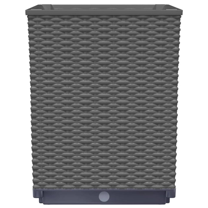 plantekasser 4 stk. 30x30x37 cm polypropylen sort