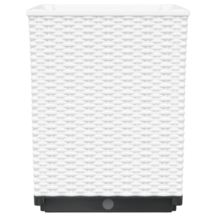 plantekasser 4 stk. 30x30x37 cm polypropylen hvid