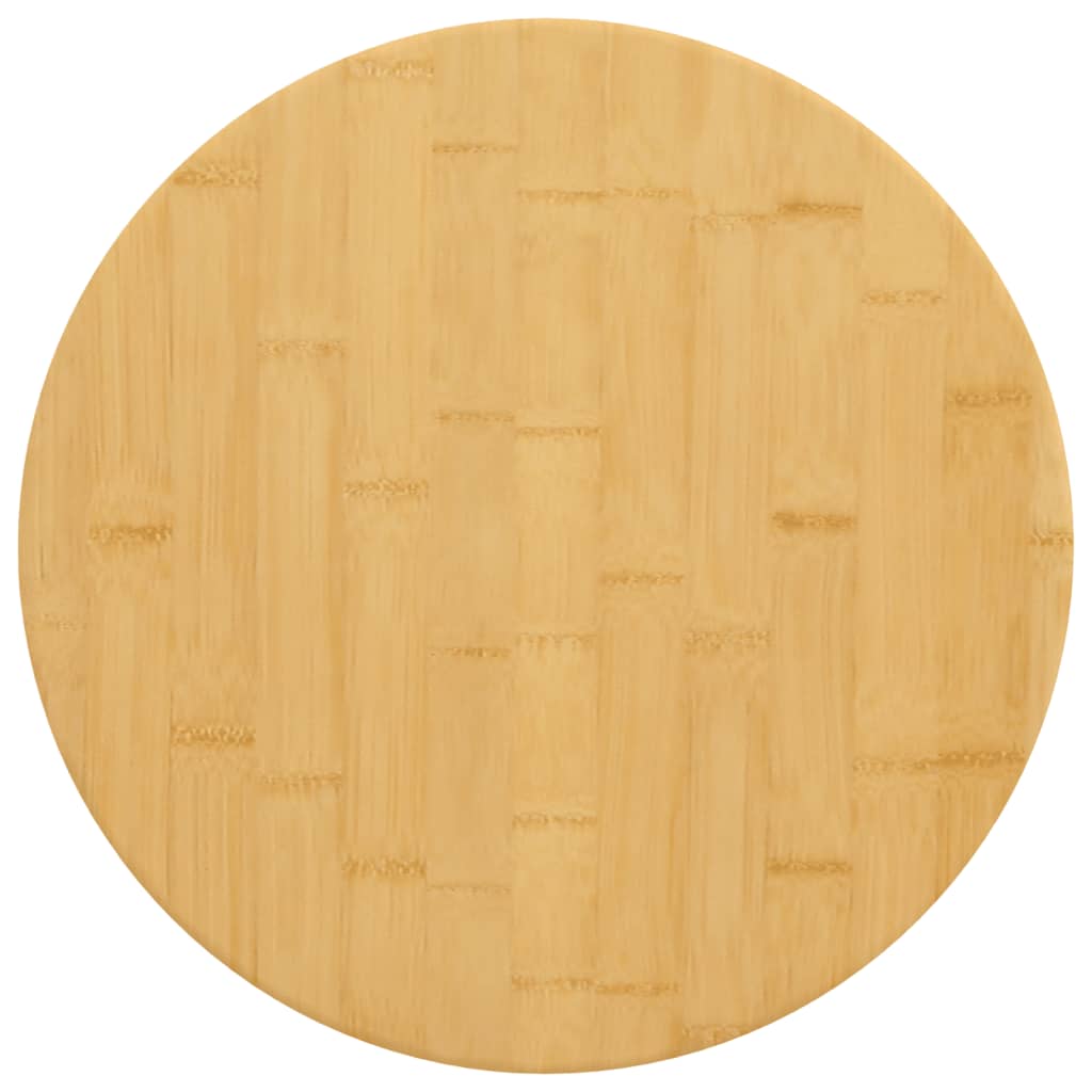 bordplade Ø50x1,5 cm bambus