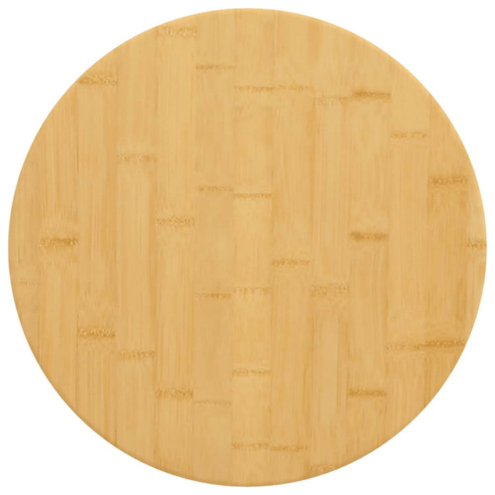 bordplade Ø50x1,5 cm bambus