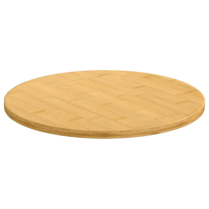 bordplade Ø50x1,5 cm bambus