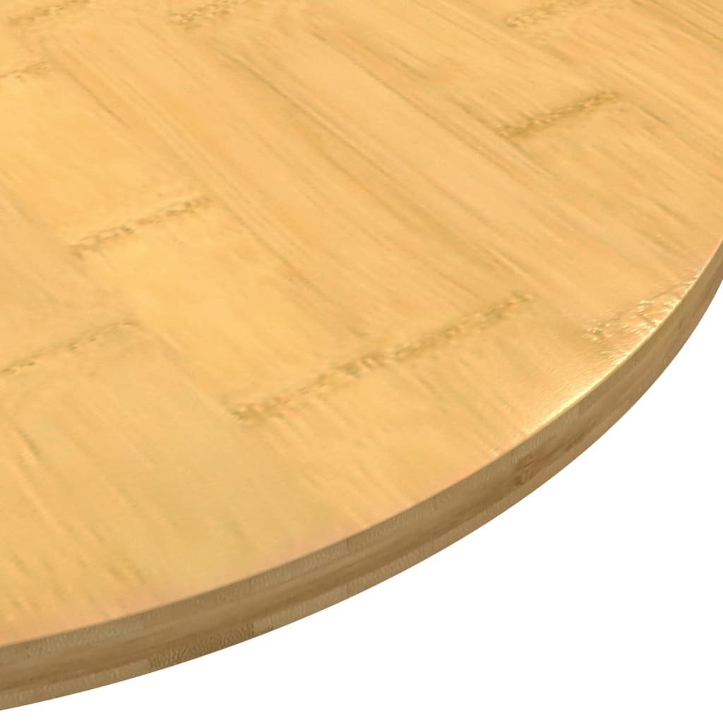 bordplade Ø90x1,5 cm bambus