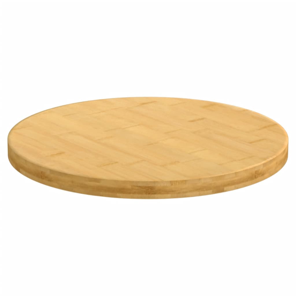 bordplade Ø40x2,5 cm bambus