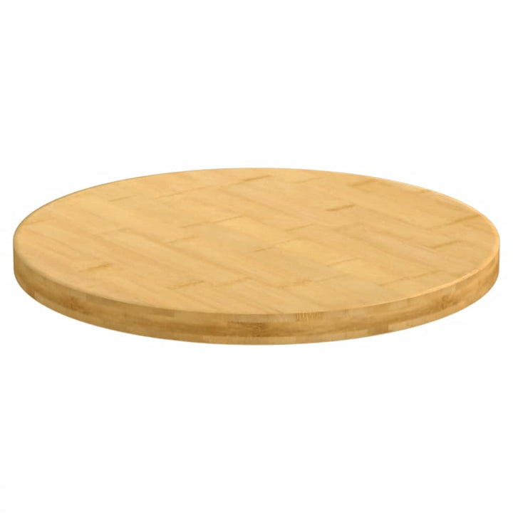 bordplade Ø40x2,5 cm bambus