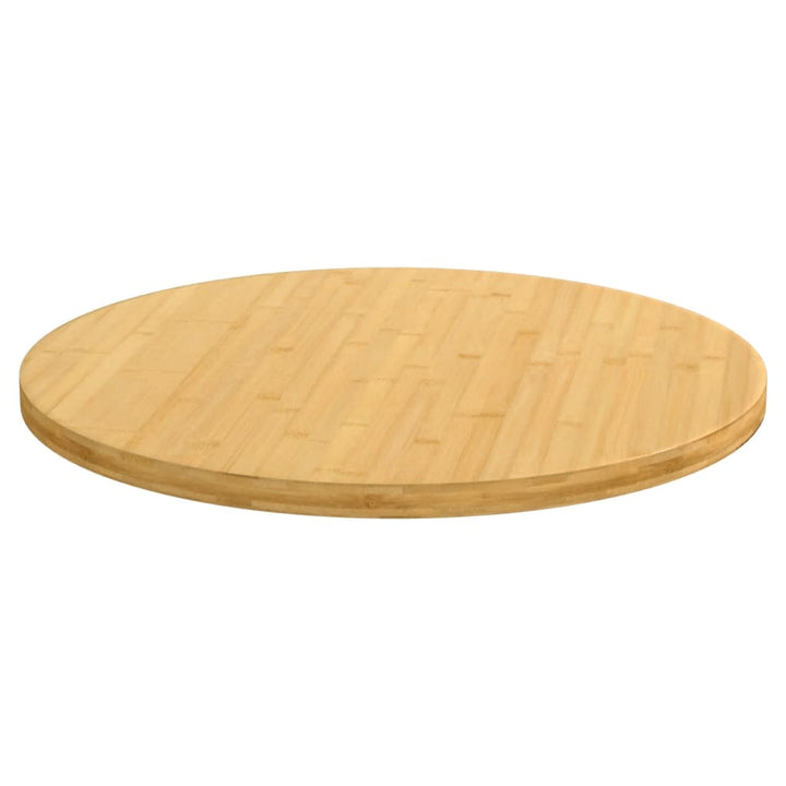 bordplade Ø60x2,5 cm bambus