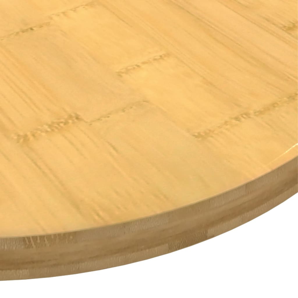 bordplade Ø60x2,5 cm bambus