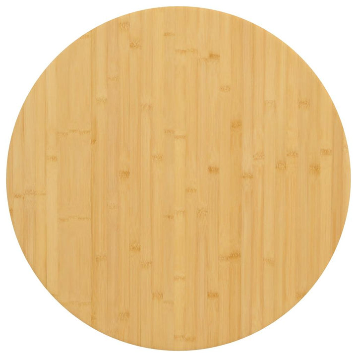 bordplade Ø70x2,5 cm bambus