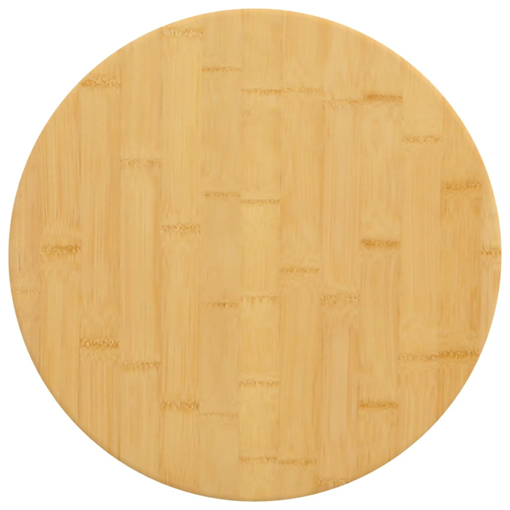 bordplade Ø40x4 cm bambus