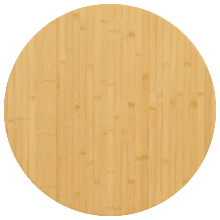 bordplade Ø60x4 cm bambus