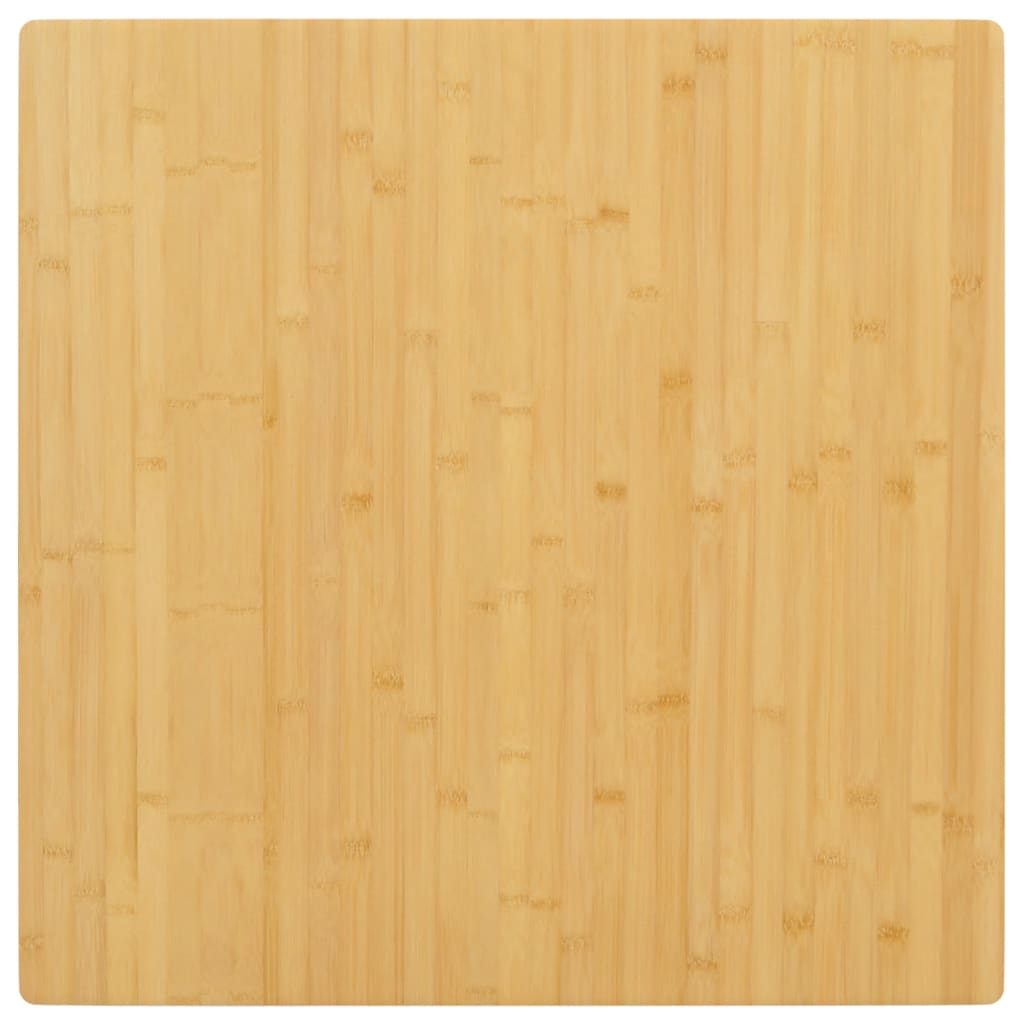 bordplade 70x70x1,5 cm bambus