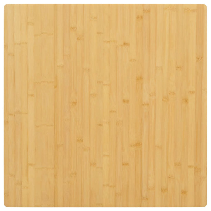 bordplade 70x70x1,5 cm bambus
