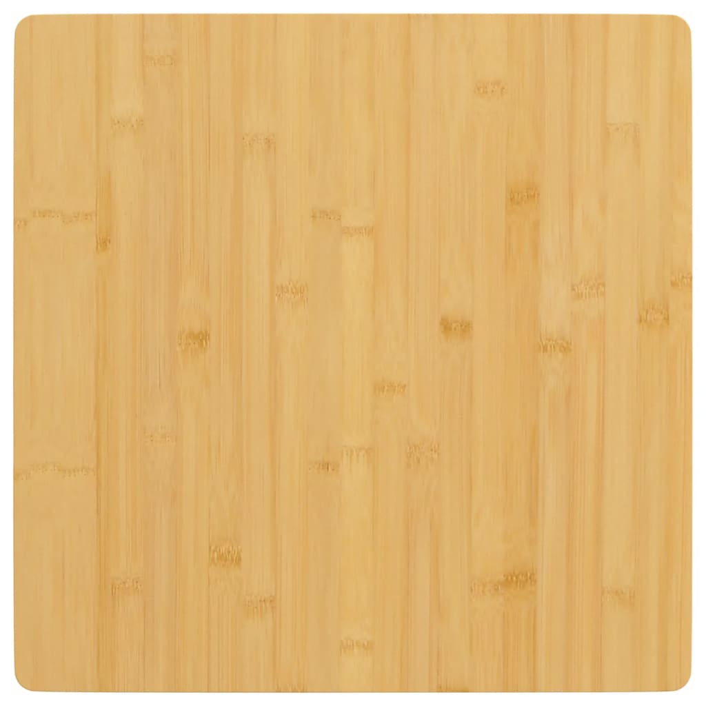 bordplade 40x40x2,5 cm bambus